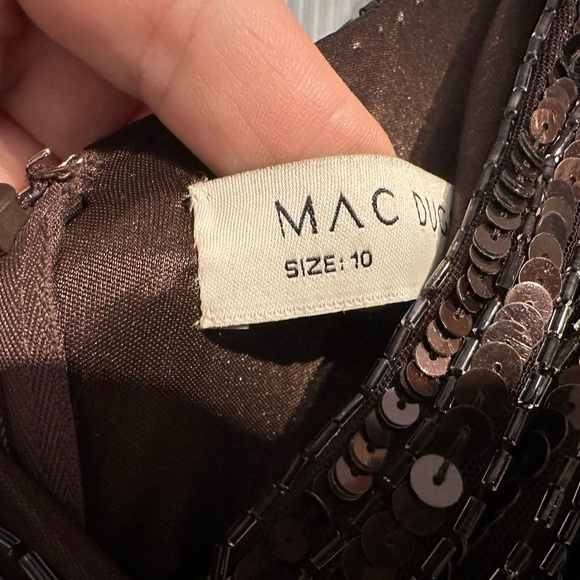 (365) ❤️ BNWT MAG DUGGAL SEQUINED SWEETHEART LONG SLEEVE GOWN 5379 - Picture 5 of 7